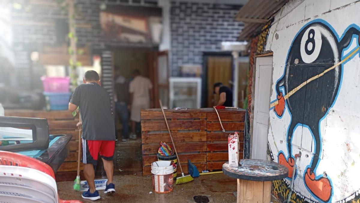 Billar donde ocurrió la matanza.