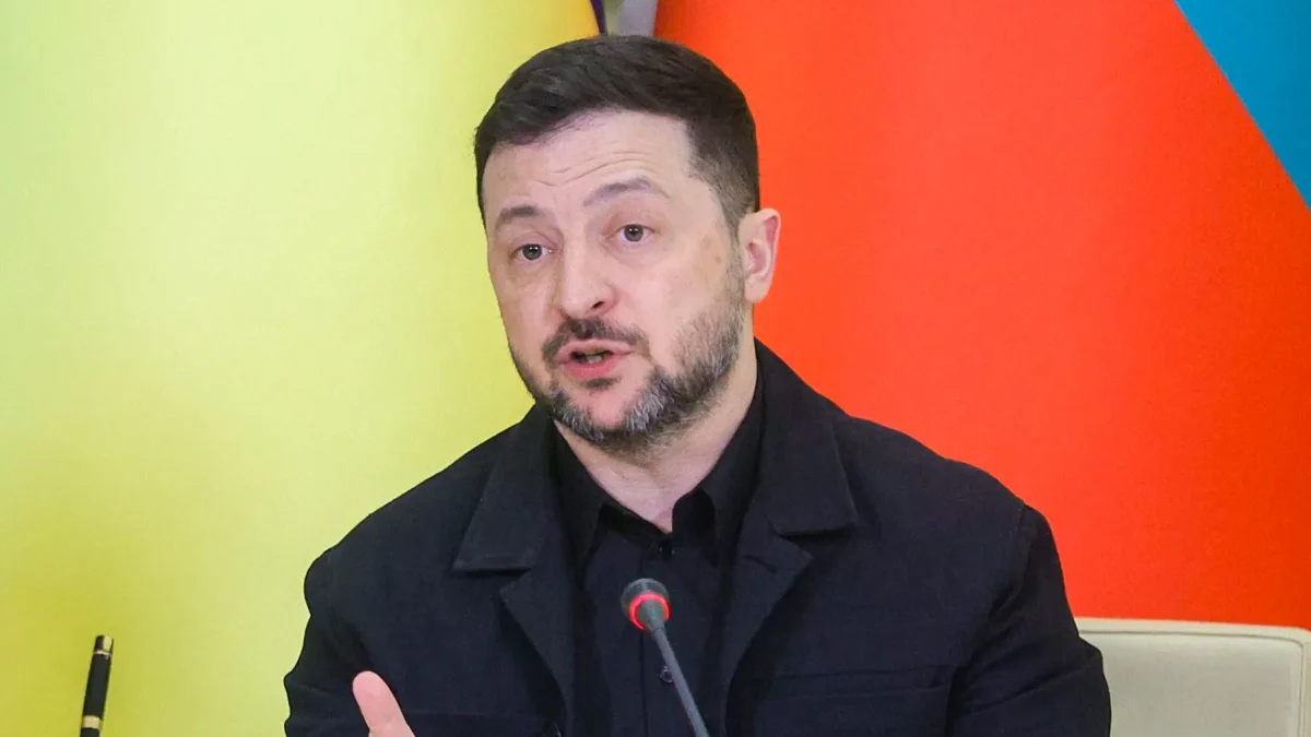 El presidente de Ucrania, Volodímir Zelenski.