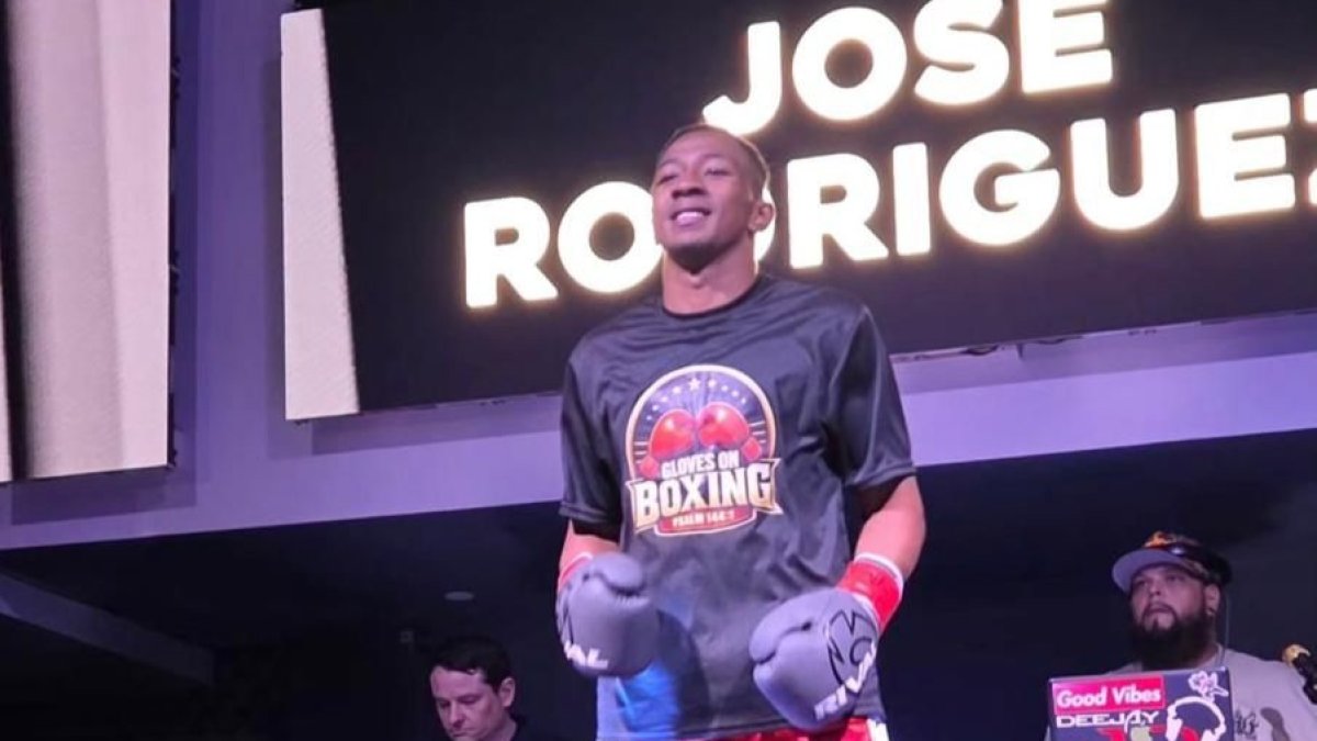 El boxeador ecuatoriano José Rodríguez peleó el 27 de marzo en Houston, Texas.