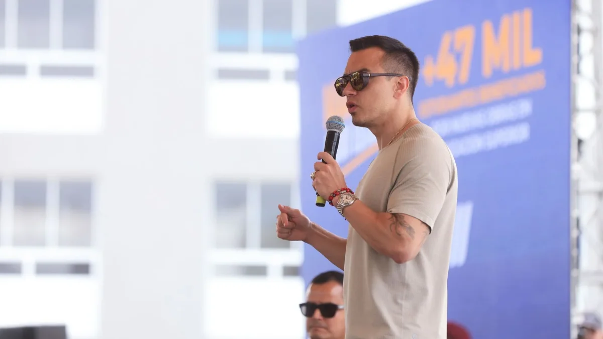 El presidente de Ecuador, Daniel Noboa, aseguró que el país no enfrentará apagones durante abril