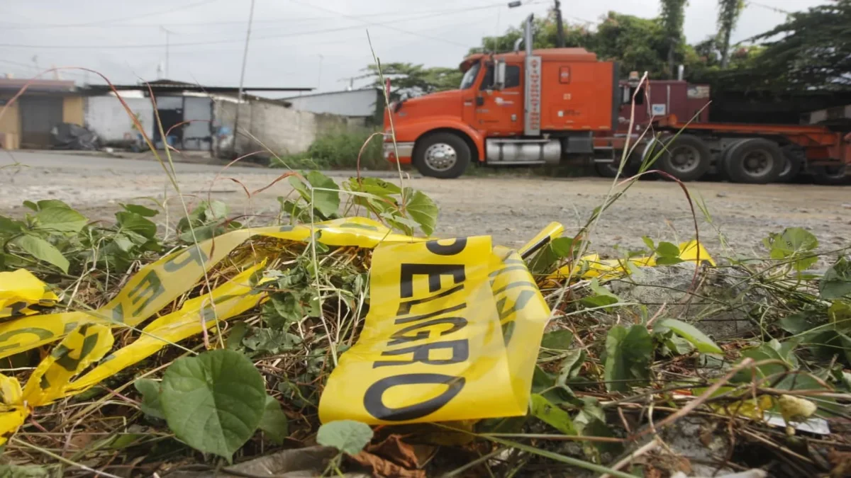 El accidente ocurrió en una zona de descanso para transportistas cerca de la urbanización Los Geranios, en el norte de Guayaquil.