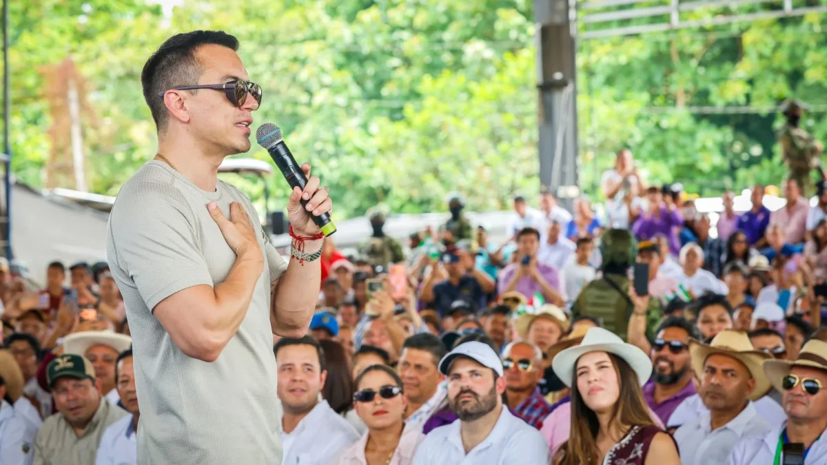 El presidente de Ecuador, Daniel Noboa, aseguró que la provincia de Manabí registra una reducción del 13% en homicidios y más del 20% en delitos comunes.