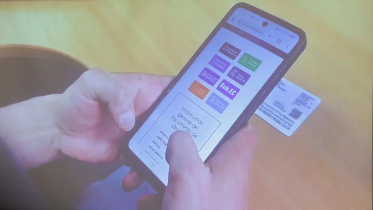 El código QR de la cédula de identidad se convierte en una herramienta para reportar delitos en Ecuador.