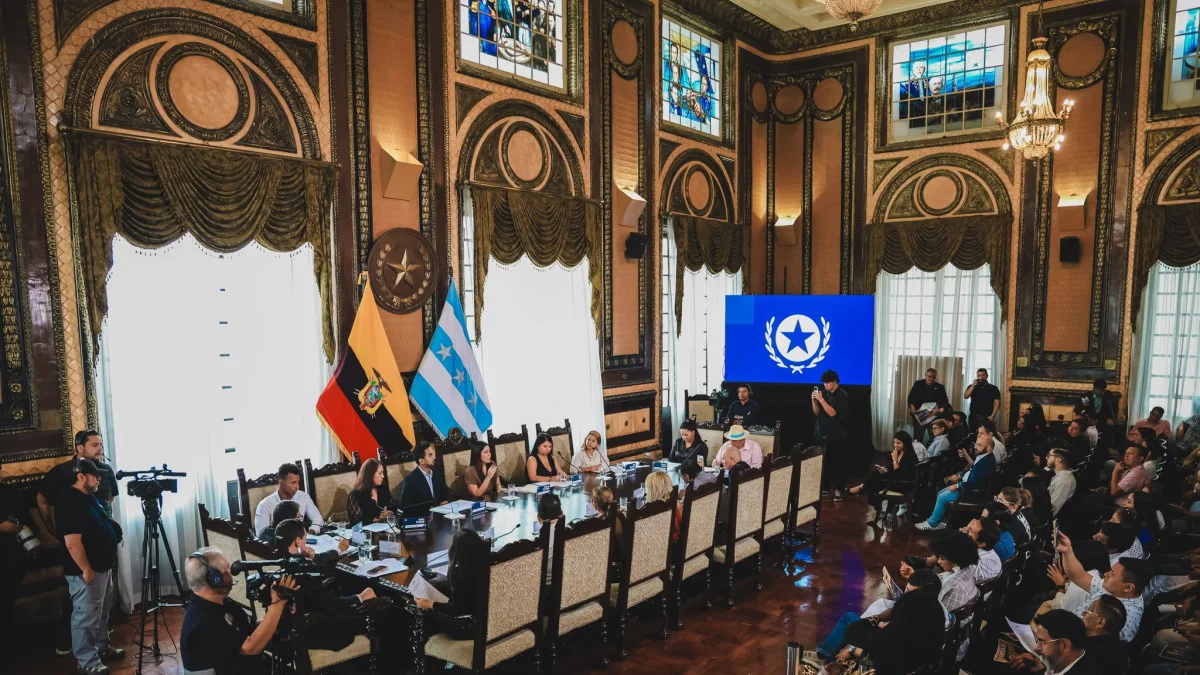 La mañana de este 9 de abril se llevó a cabo el Concejo Cantonal de Guayaquil.
