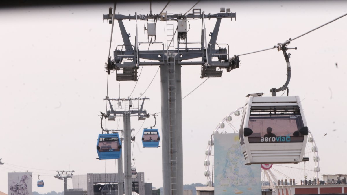 El sistema de transporte aerosuspendido de Guayaquil.