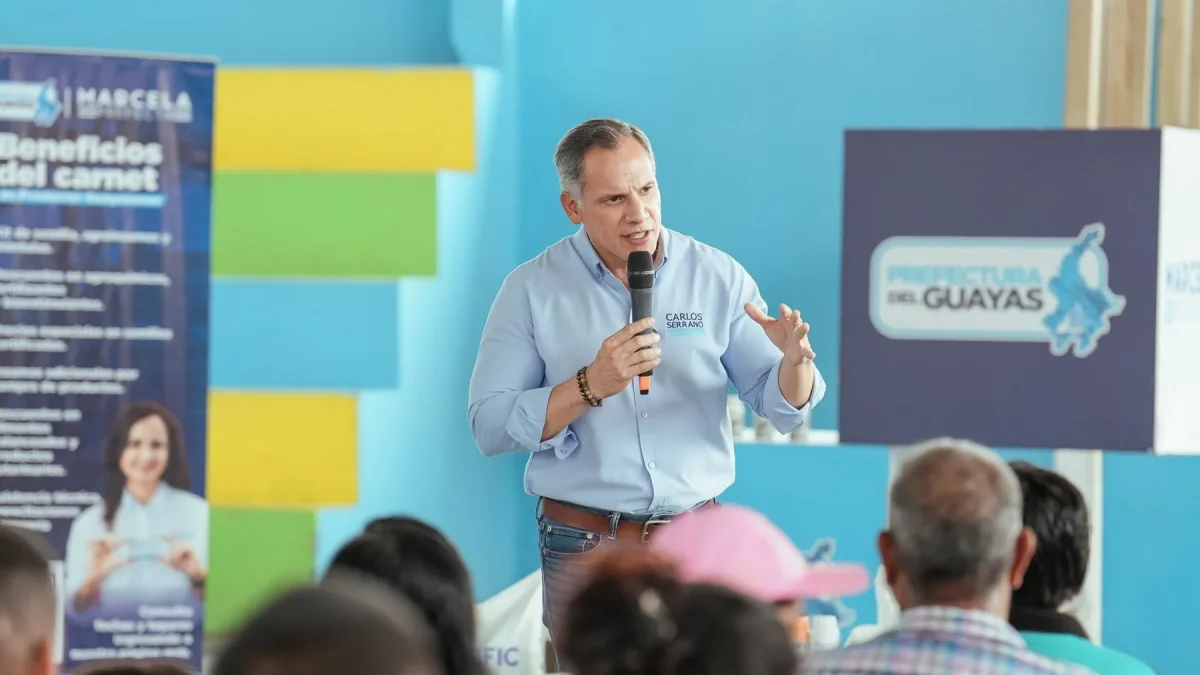 Carlos Serrano, viceprefecto del Guayas, renunció a su cargo.