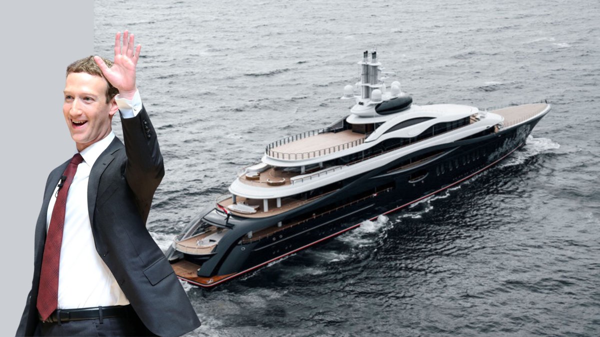 Mark Zuckerberg en Galápagos. En un vídeo viral se muestra como sube a un bote de su yate Launchpad.