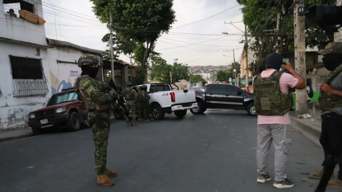 Operativo se realizó en Mapasingue. Hay 2 detenidos.