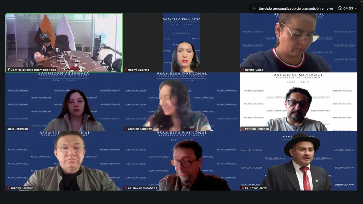 La Comisión de Relaciones Internacionales aprobó, en una sesión virtual, el informe sobre el Acuerdo Comercial entre Ecuador y Corea del Sur.