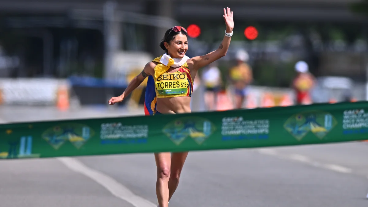 Paula Torres campeona mundial de marcha por equipos.