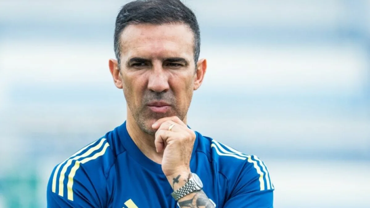 Vicente Sánchez, entrenador del Emelec.