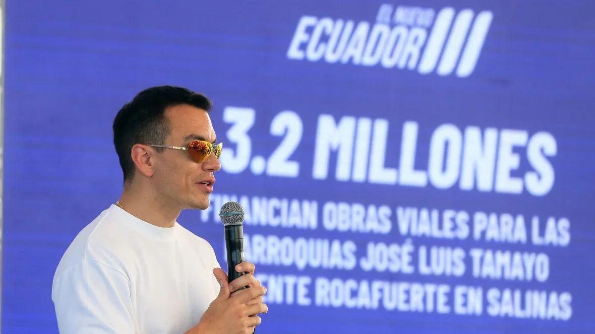 El presidente Daniel Noboa aseguró que su movimiento ADN tendrá 11.000 candidatos para las seccionales 2026.