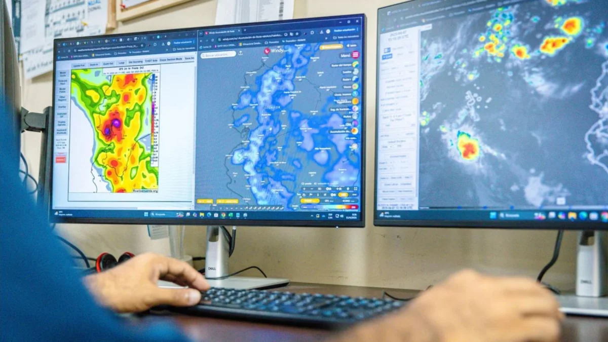 Las autoridades aseguran que monitorean permanentemente el clima en Guayaquil para evitar posibles emergencias.