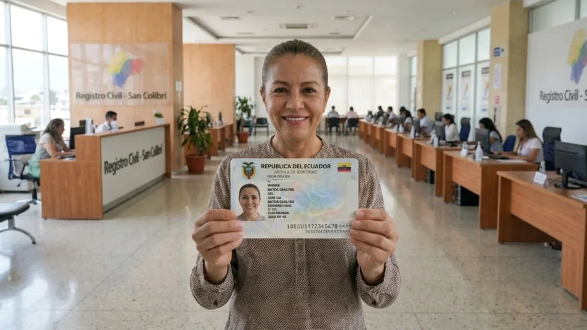 Referencial. El Registro Civil presentó la nueva cédula ecuatoriana, que incorpora hologramas y elementos de seguridad reforzados.