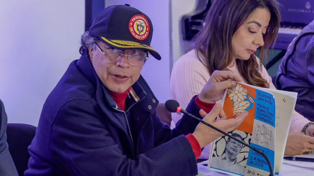 El presidente de Colombia, Gustavo Petro, tuvo una reunión de gabinete en Ipiales, ciudad fronteriza con Ecuador.