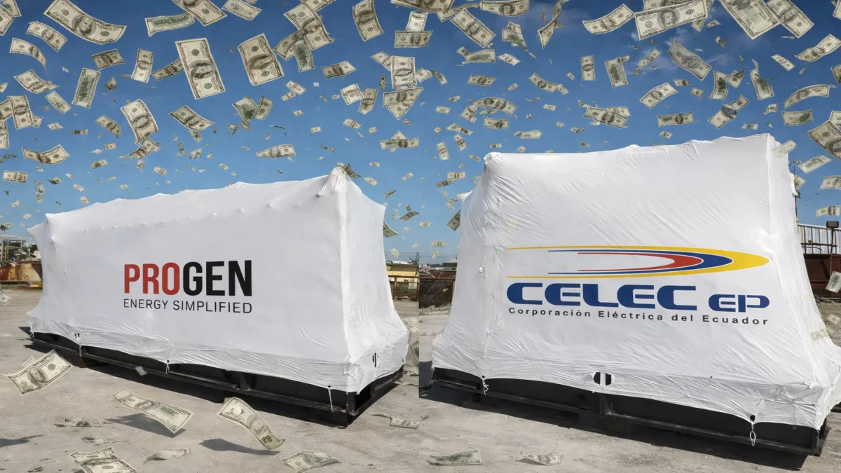 Celec entregó 110 millones de dólares a Progen a una cuenta la cual ahora está vacía.