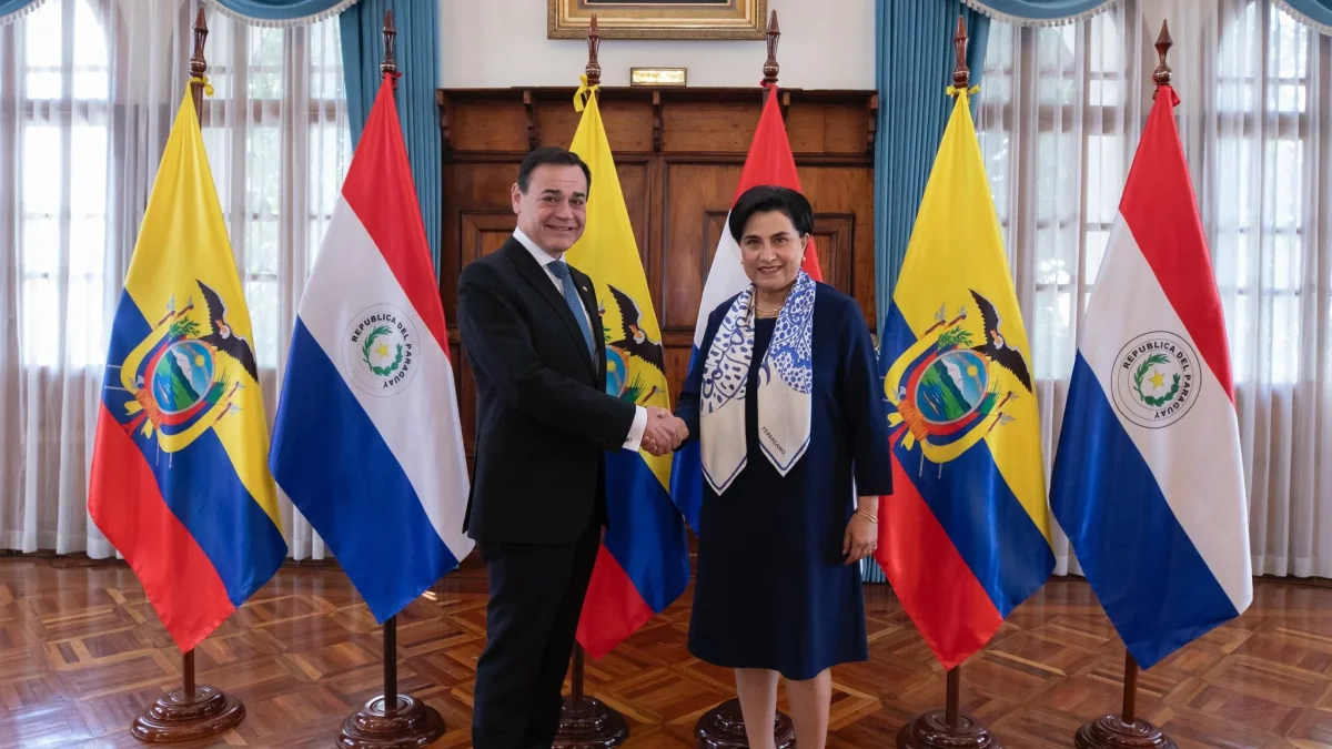 Reunión entre cancilleres de Ecuador y Paraguay marca avances en seguridad y extradición