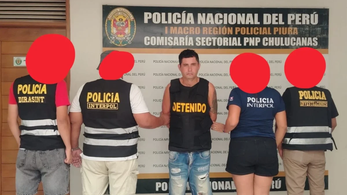 Alias “Churón” fue detenido en Piura tras meses prófugo por fuga violenta en la cárcel de Machala.