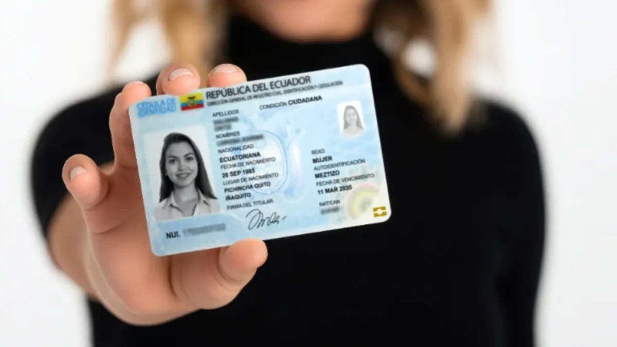 La nueva cédula de identidad en Ecuador incorpora elementos de seguridad reforzados desde abril de 2026.