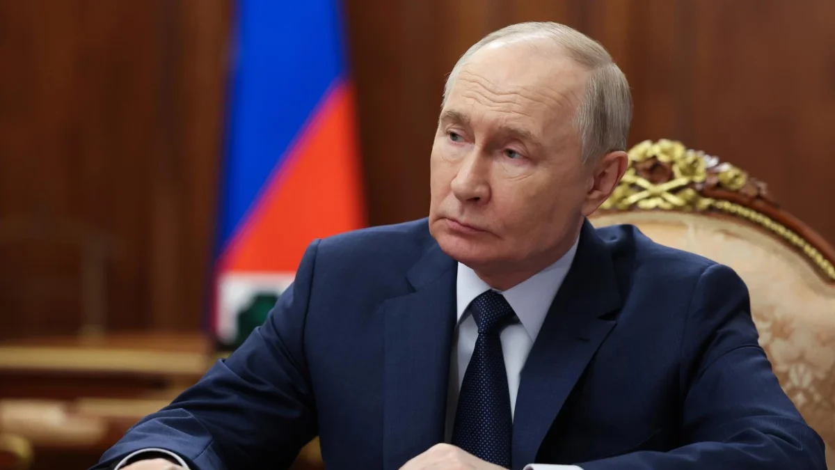 El presidente ruso Vladimir Putin en el Kremlin de Moscú, Rusia, el 14 de abril de 2026.