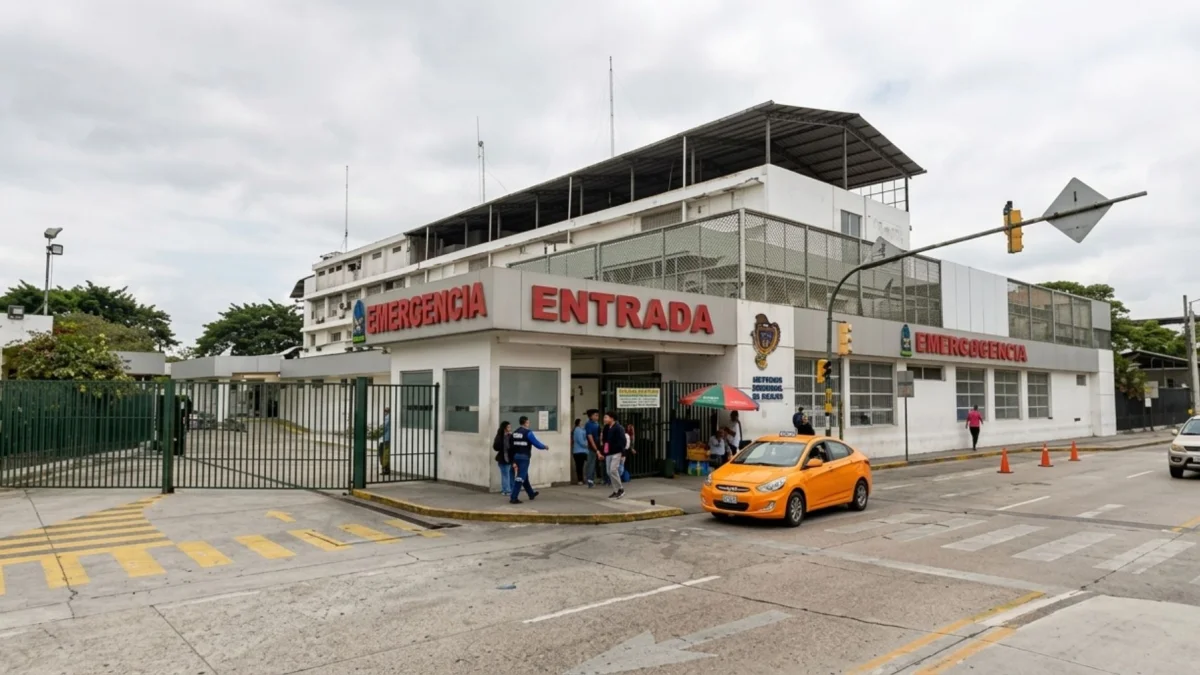 El hospital Teodoro Maldonado Carbo, del Instituto Ecuatoriano de Seguridad Social (IESS), se ubica en el sur de Guayaquil.