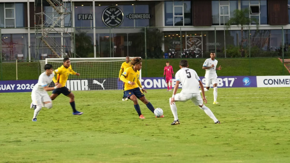 Ecuador culminó la primera fase del Sudamericano Sub-17 liderando el Grupo A.