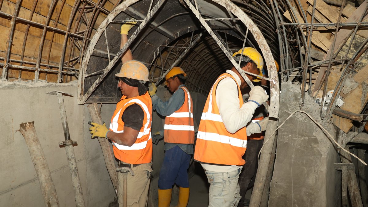 En El Inca se construye el colector de alivio Granados, que tiene el 70% de avance.