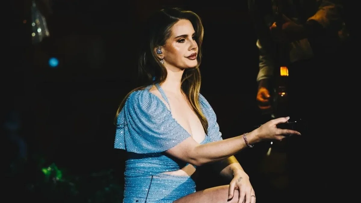 Lana del Rey durante su presentación para el Festival Coachella, en el 2024.