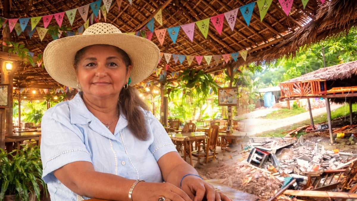 Gloria Chávez, ejemplo de resiliencia, reconstruyó su vida tras el 16A y hoy lidera el reconocido restaurante Valentina Colibrí en Jama