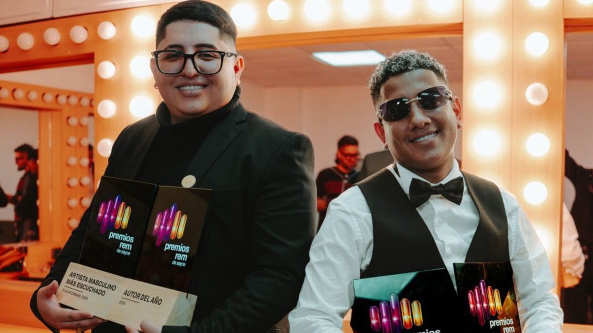 Jotta y Jombriel en los Premios REM