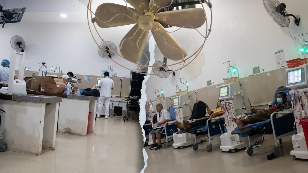 Imagen para graficar historia sobre diálisis en el Hospital Teodoro Maldonado Carbo, en el sur de Guayaquil.
