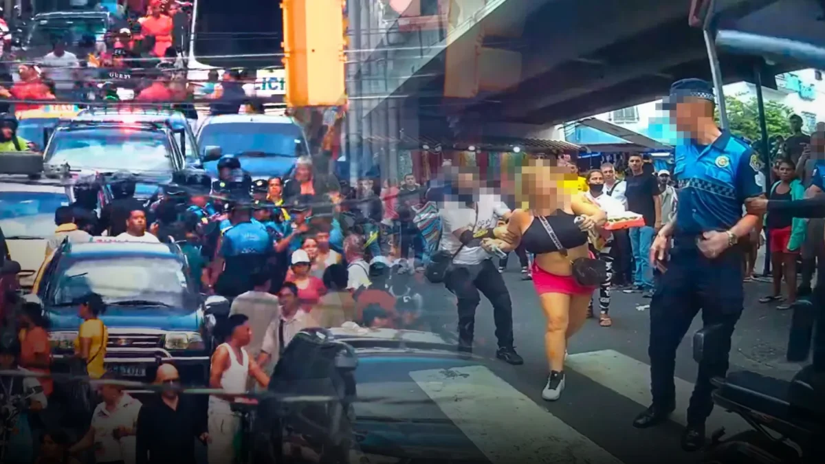 Agentes municipales fueron agredidos en operativo en La Bahía, informó el Municipio.