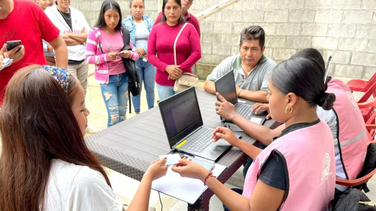 El CNE desplegó brigadas a nivel nacional para el cambio de domicilio electoral.