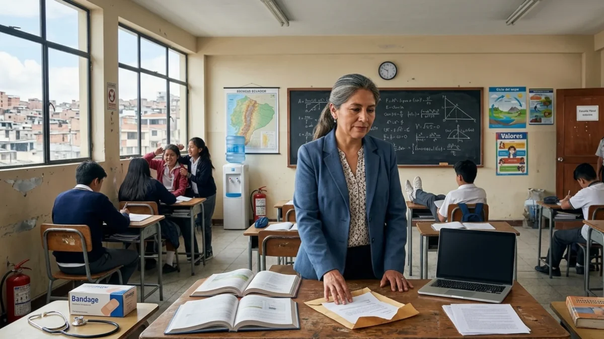 Los héroes de nuestro tiempo: el magisterio ecuatoriano sostiene el futuro del país enfrentando desafíos que trascienden el aula.