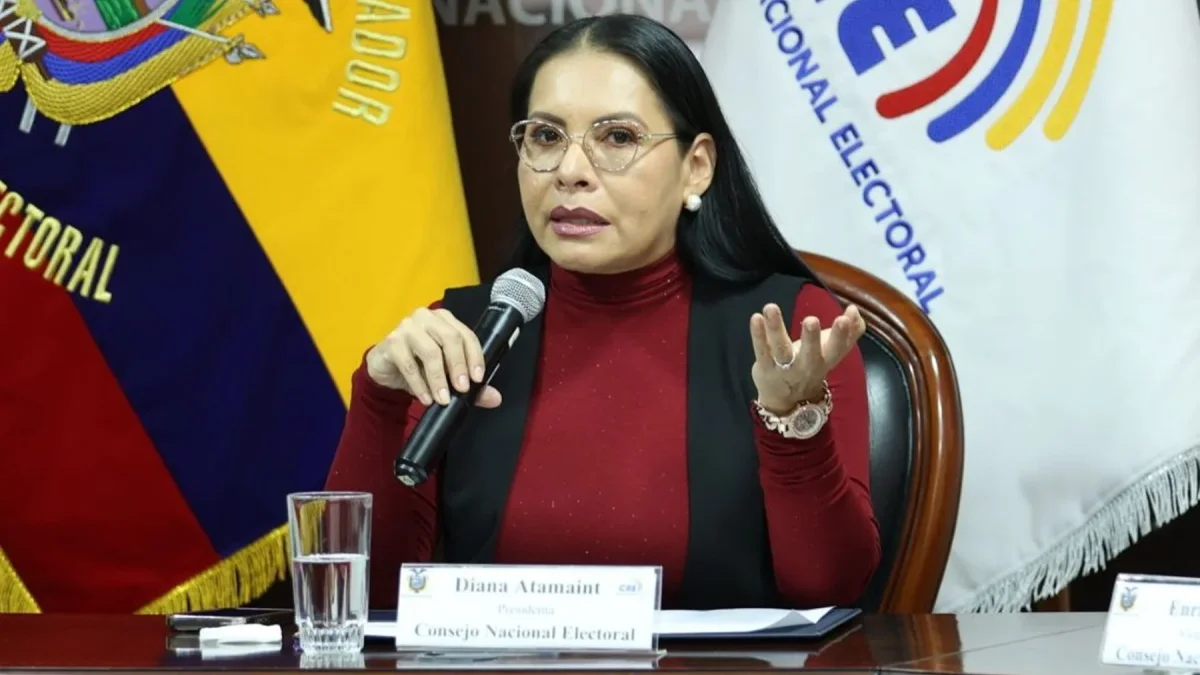 Diana Atamaint es la presidenta del Consejo Nacional Electoral (CNE), organismo que dispuso adelantar las próximas elecciones seccionales.