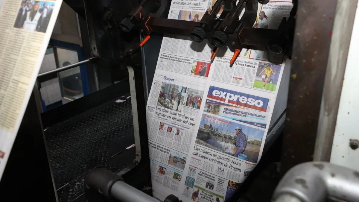 La Rotativa de Granasa, casa editora de los diarios EXPRESO y EXTRA.