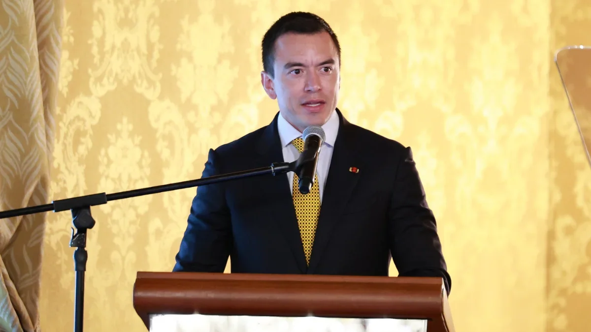 El presidente Daniel Noboa llegó al poder en noviembre del 2023, para completar el período de Guillermo Lasso. Empezó su segundo período el 23 de mayo del 2025.