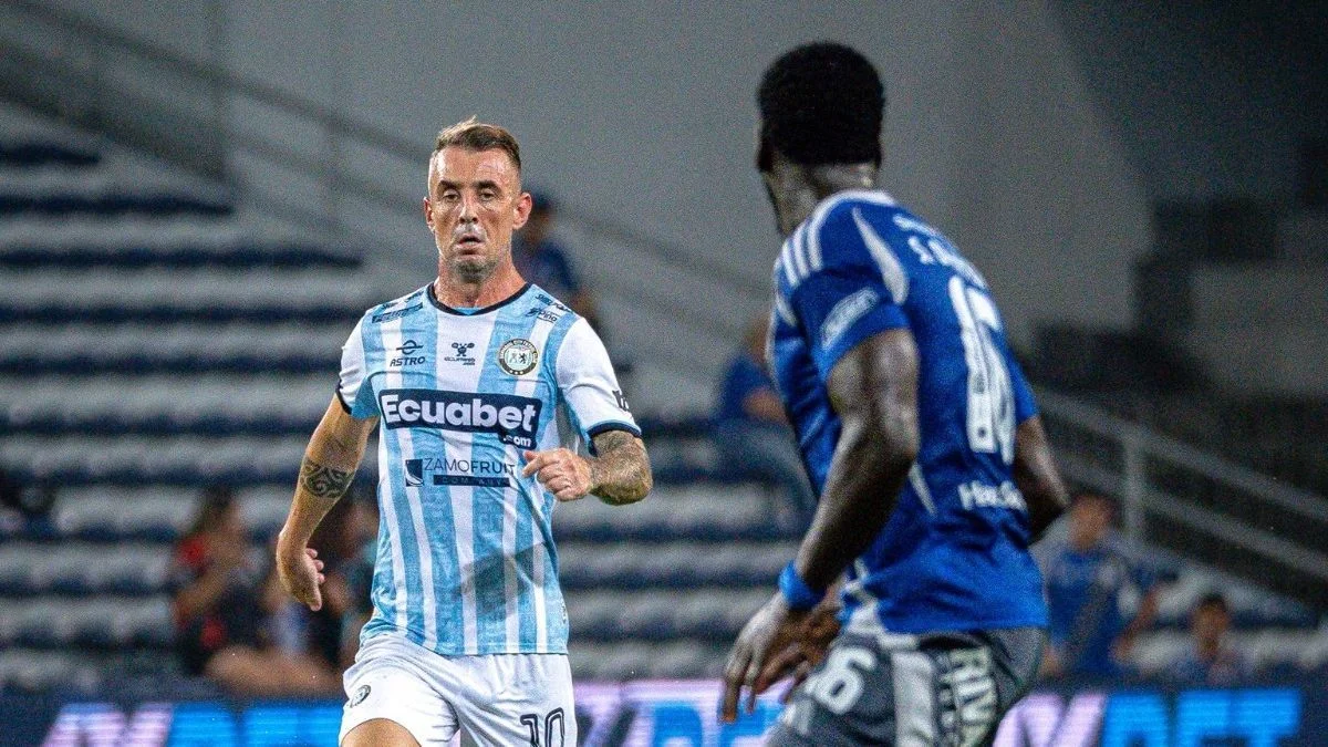 Damián Díaz (i) es una de las figuras de Guayaquil City en 2026.