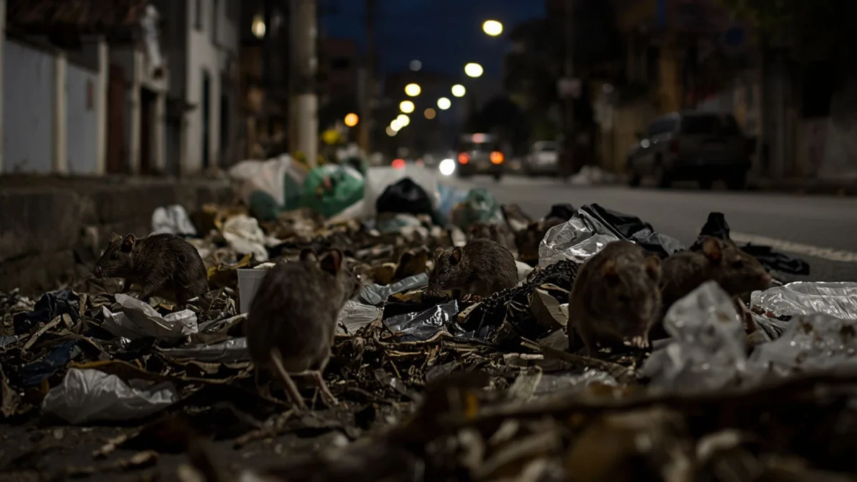 Hay un promedio de 50 millones de ratas en la ciudad.