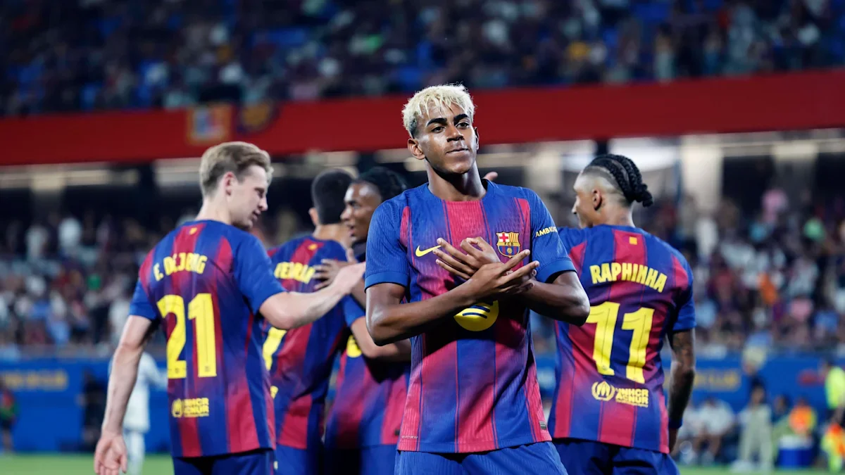Lamine Yamal, una de las figuras en el ataque de FC Barcelona.