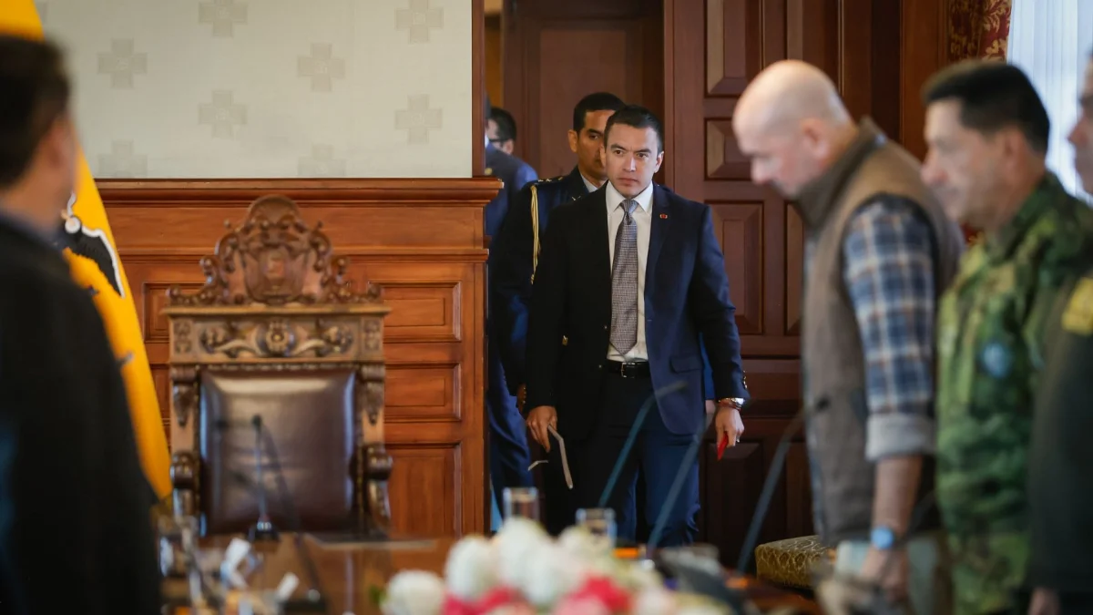 El presidente Daniel Noboa fue reelecto en 2025.