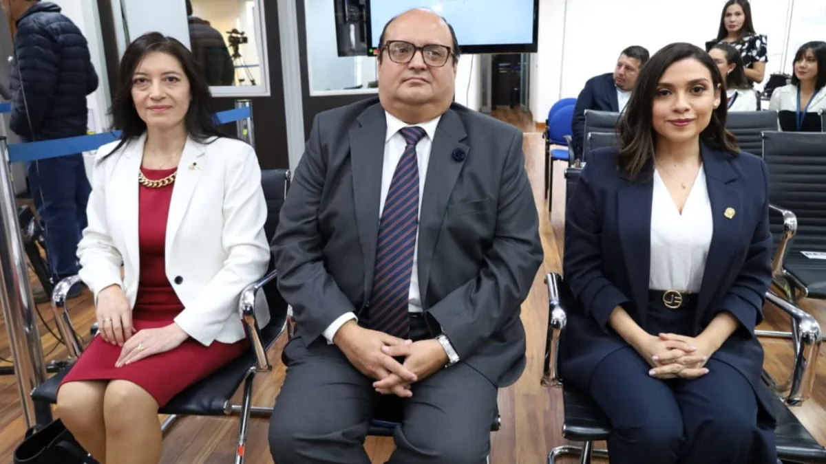 Paquita Chiluiza, Ramón Echaiz y Mercedes Caicedo integran la terna de la Corte Nacional de Justicia para la presidencia del Consejo de la Judicatura.
