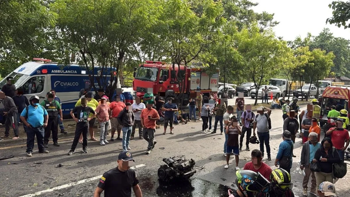 El accidente se registró en el kilómetro 40 de la vía a la costa.