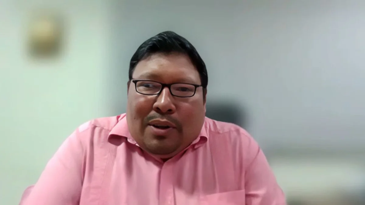 Carlos Cadena Asencio, liquidador de la empresa Veranera S.A., en una entrevista con el medio oficialista Altavoz.