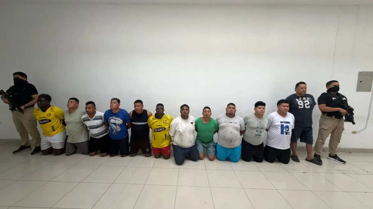 Operativo policial desarticuló hoy banda de secuestro extorsivo en Guayaquil, Durán y Samborondón