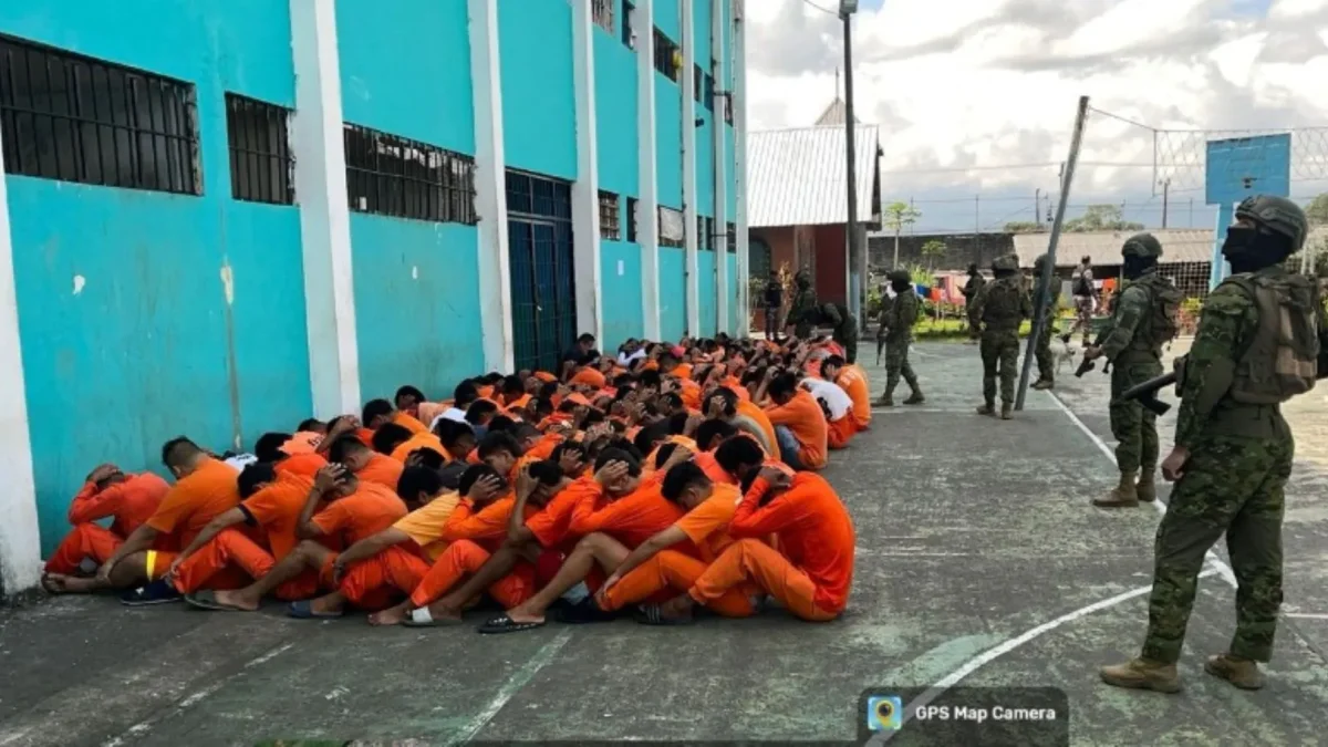 Ecuador separará presos por peligrosidad desde 2026 para frenar violencia y control de bandas en cárceles