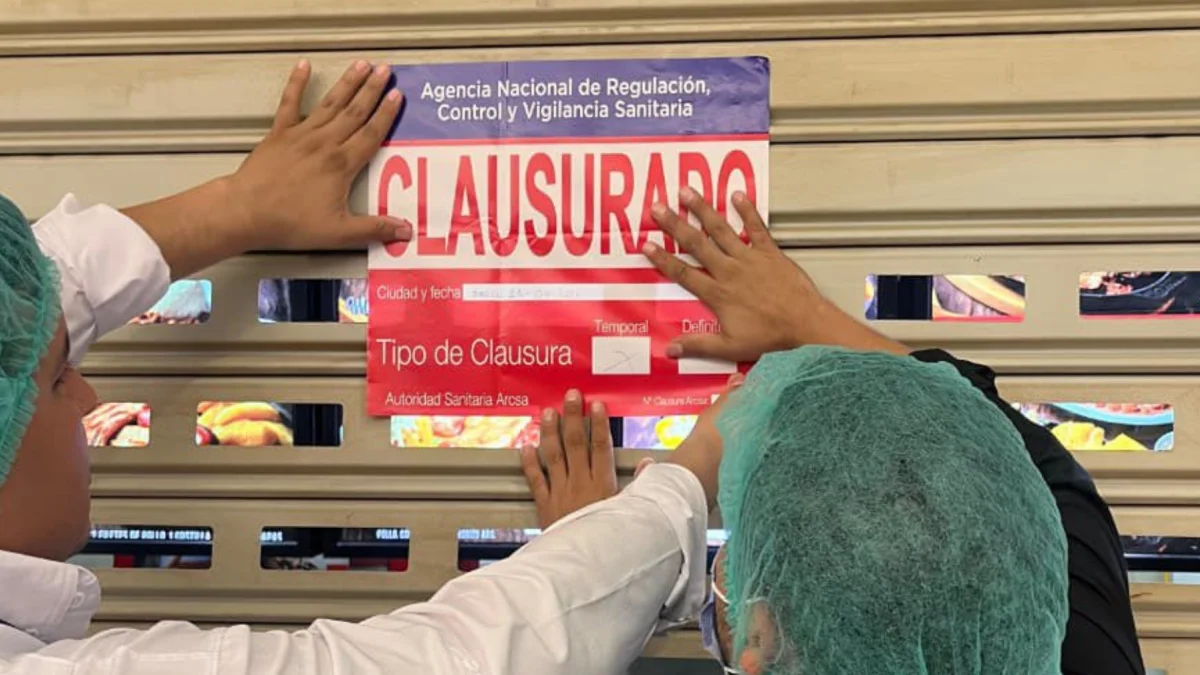 El local fue clausurado por Arcsa la tarde de este 24 de abril.