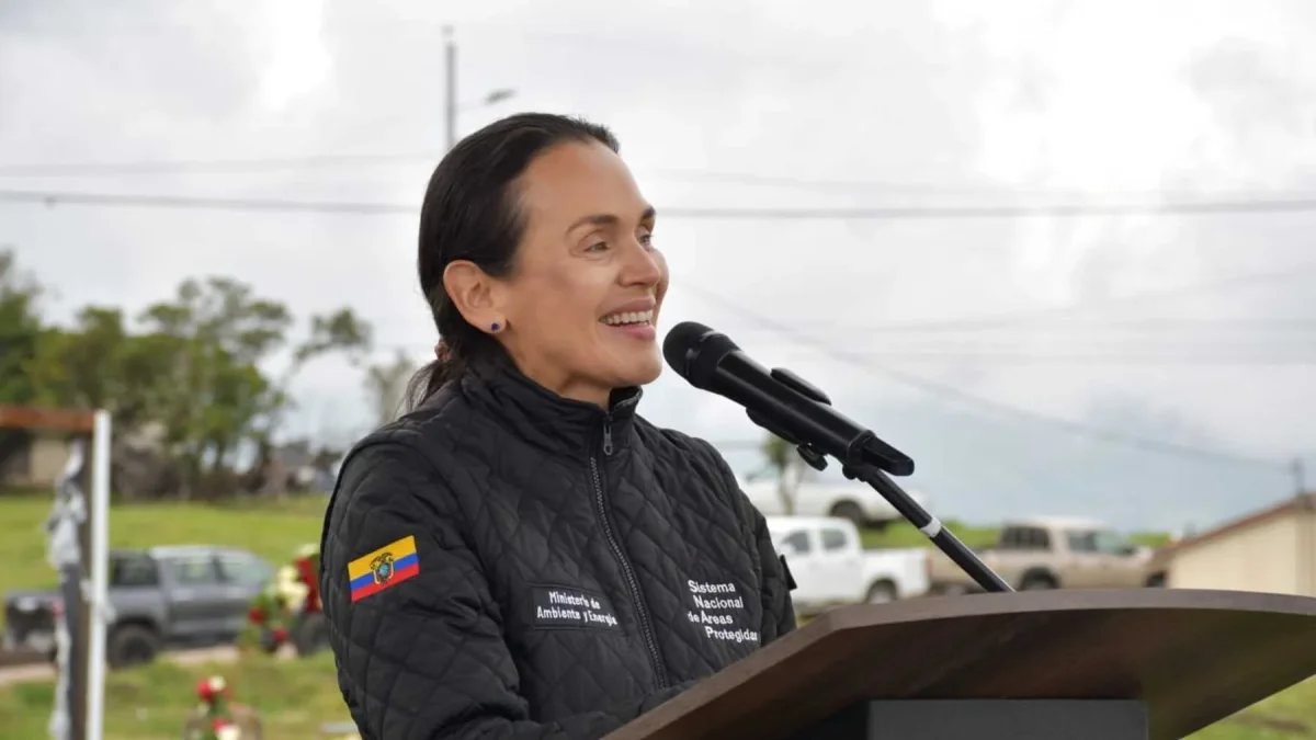 Inés Manzano aún se desempeña como ministra de Ambiente y Energía en el Gabinete de Daniel Noboa