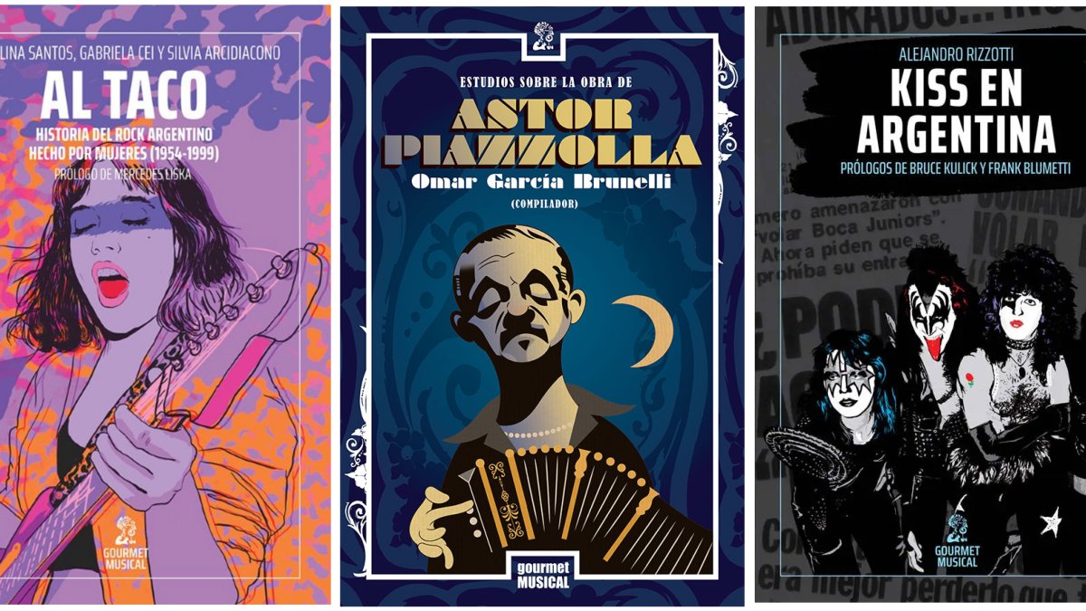 Tres portadas de las más de cien obras que ha publicado Gourmet Musical en sus 21 años de existencia.