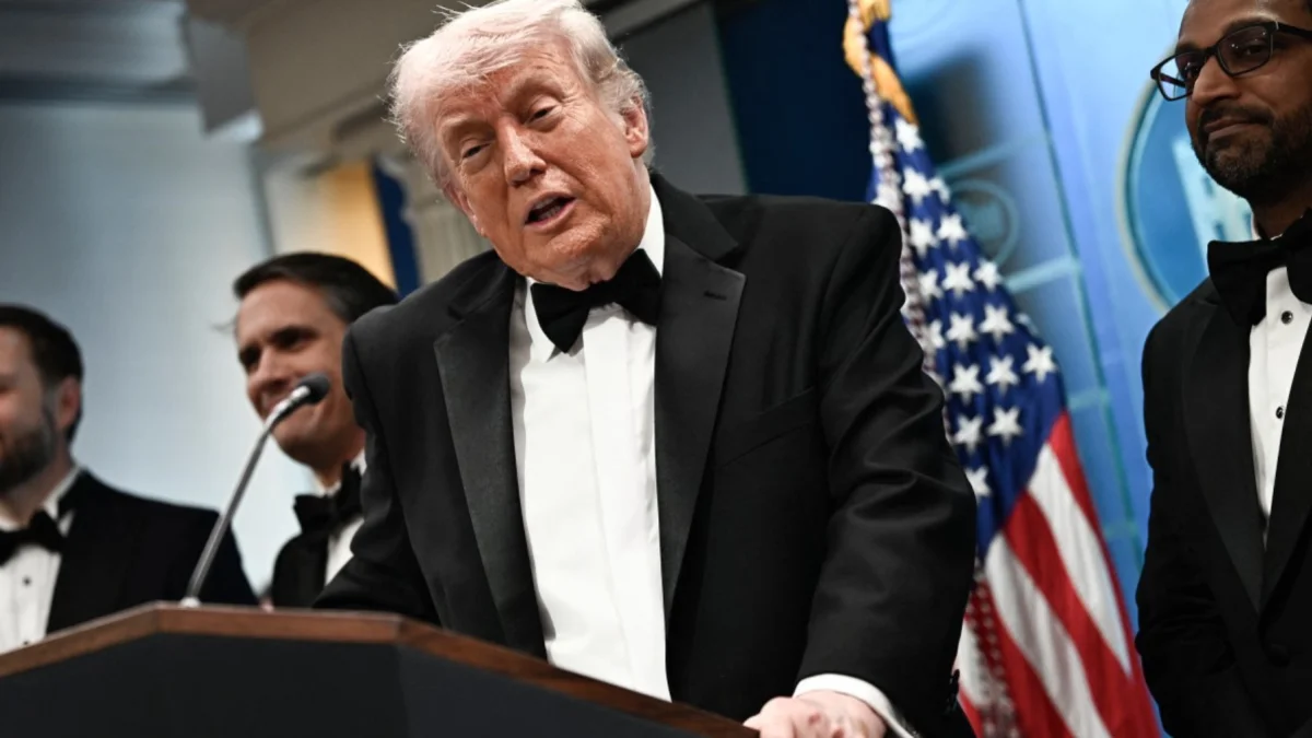 El presidente Donald Trump da una rueda de prensa tras el intento de ataque en su contra.